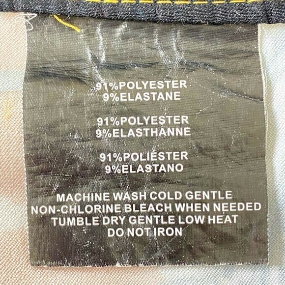 O'Nell Men's size 33 Board Shorts Swim Bathing Suit Orange Green - Picture 8 of 9